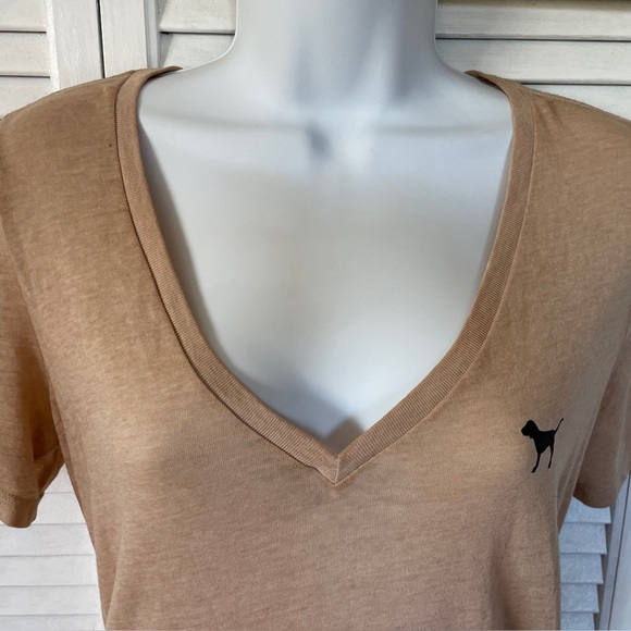 PINK by Victoria Secret V-Crew Neck Shirt Size XS - Picture 4 of 10